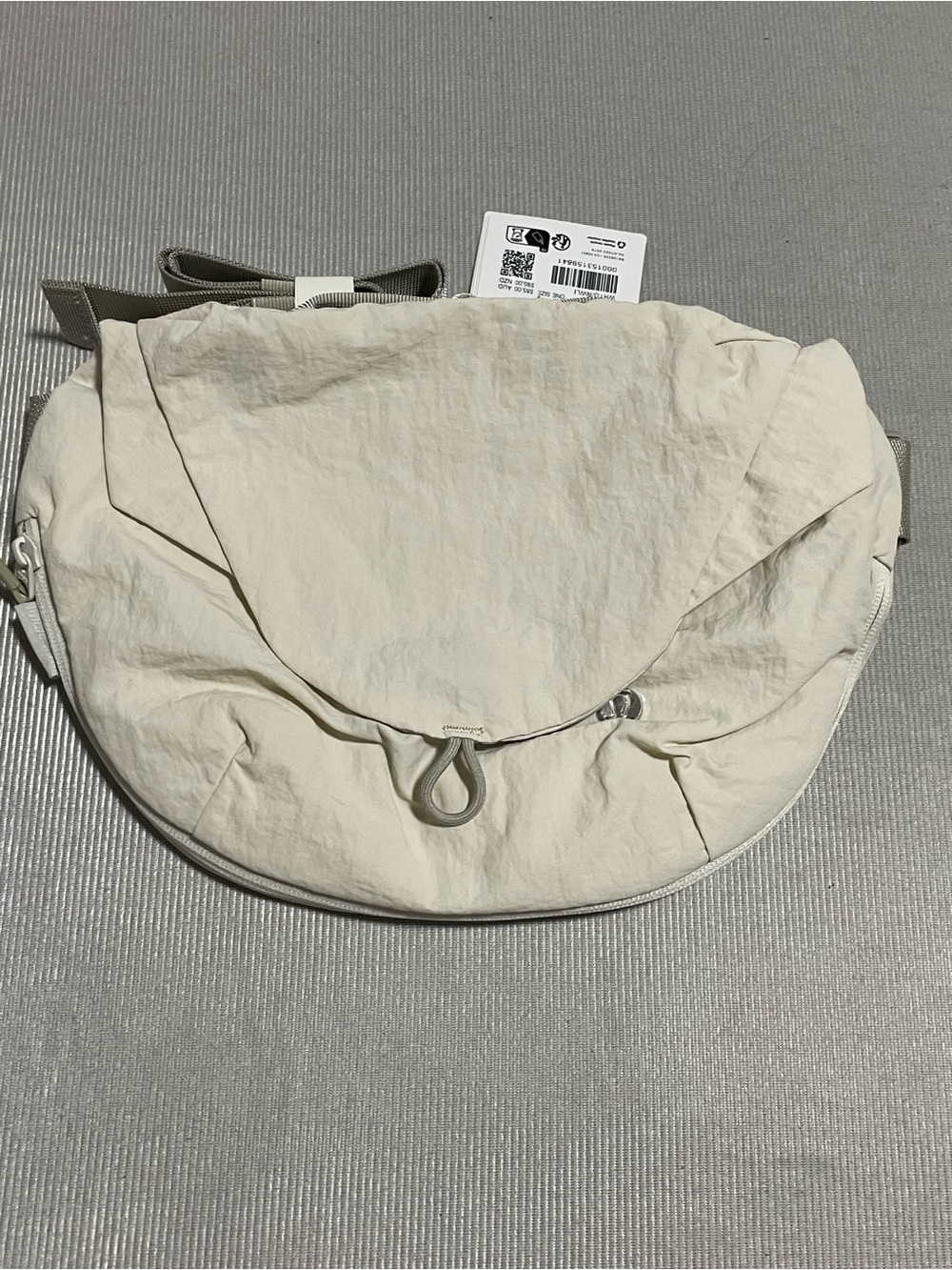 lululemon athletica Cream Lightweight Flap Crossbody Bag